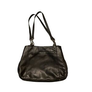 American Leather company Black Leather Shoulder Bag